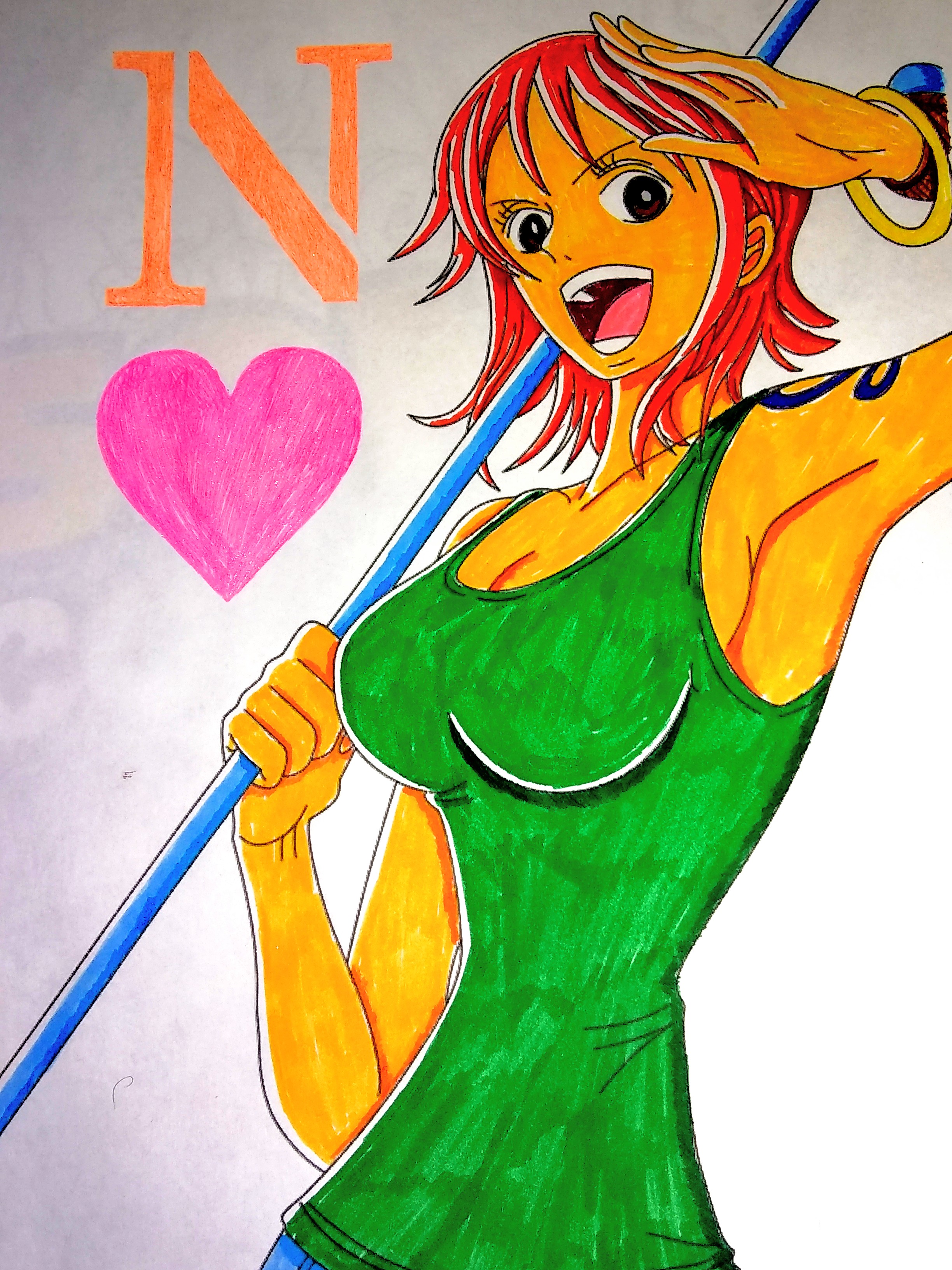 Coloring Pages Nami by KingCoop6400 on DeviantArt