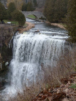 Webster's Falls Bridge and Falls