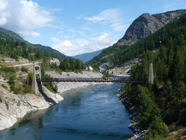Brilliant Suspension Bridge British Columbia