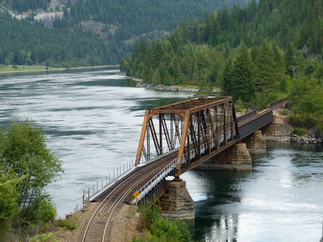 Kootenay River Railway Bridge Railroad