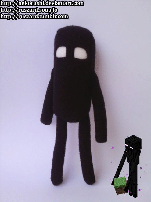 [Minecraft] Enderman plush