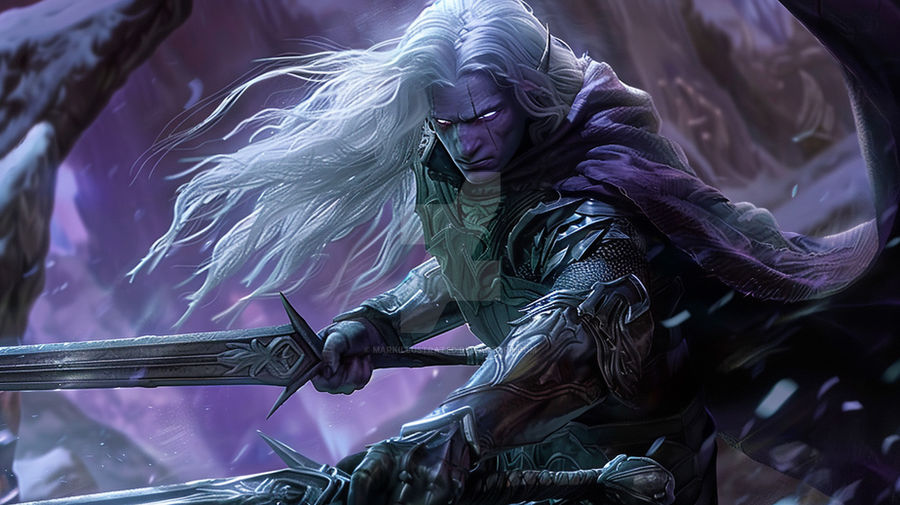 Drow Deviantart Drow Warrior by MarkIllustrated on DeviantArt