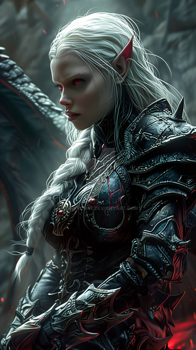 Blonde Elf Dragon Rider by MarkPonce on DeviantArt