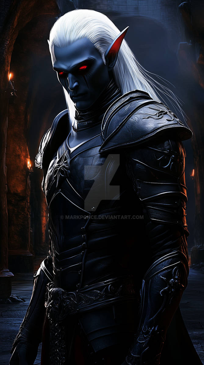 Drow Pic Dark Drow Elf Warrior by MarkPonce on DeviantArt