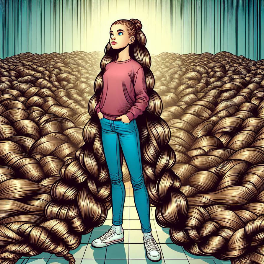 Growing up with hair by BlinkMarker on DeviantArt
