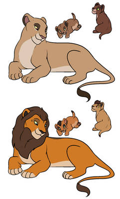 Lion king family adoptables open