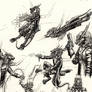Action sketches 1