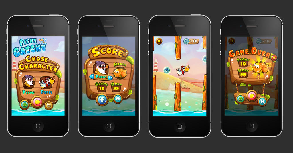 Game Mobile UI by TrangNguyen79 on DeviantArt