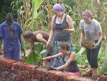 Group 2 building the house