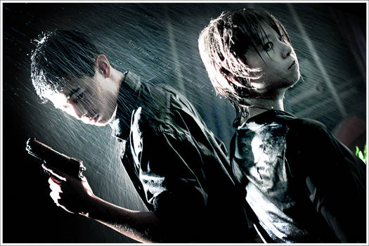 In the Rain:Yamamoto and Tsuna