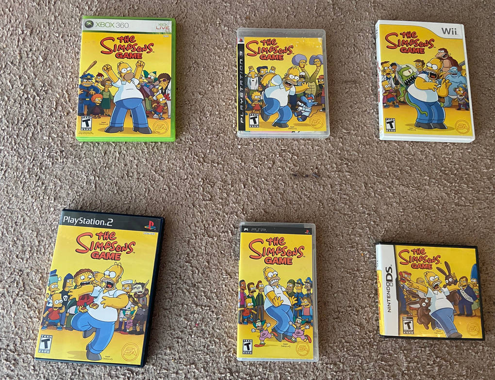 THE SIMPSONS GAME PLAYSTATION XBOX NINTENDO by allenmilton2004324 on ...