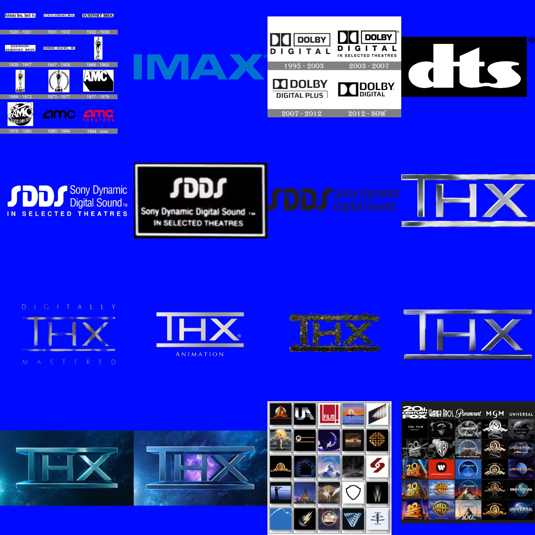 AMC THEATERS IMAX DOLBY DTS SDDS THX MOVIE STUDIOS by ...
