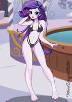 Rarity - Swimsuit BG by Moon-DragonStudio
