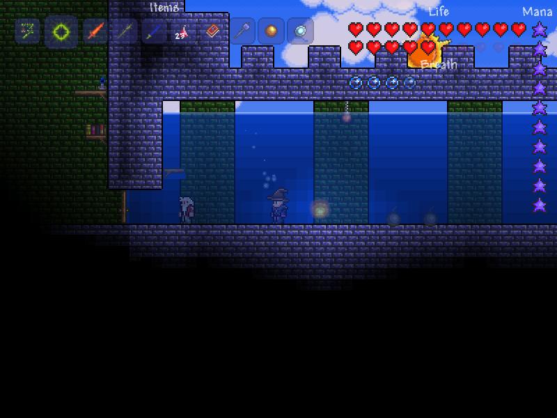 Terraria Underwater By The Letter H On Deviantart