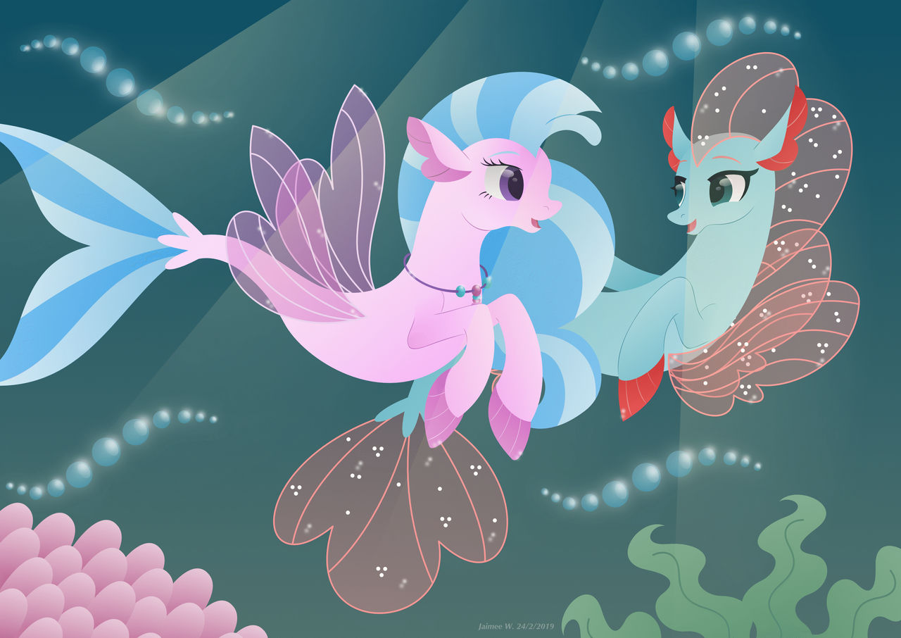 Deviantart Mlp Fish Under the Sea (MLP) + SPEEDPAINT by LavenderRain24 on DeviantArt