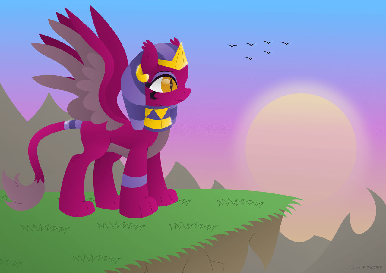 The Sphinx (MLP) + SPEEDPAINT by LavenderRain24 on DeviantArt