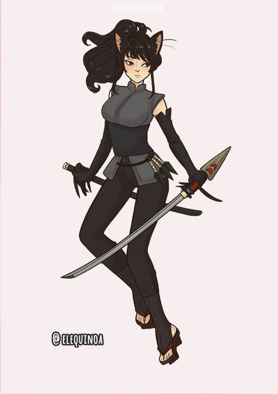 APH/RWBY Cardverse - Blake Belladonna