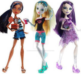 New Monster High Dead Tired Wave 3 Dolls