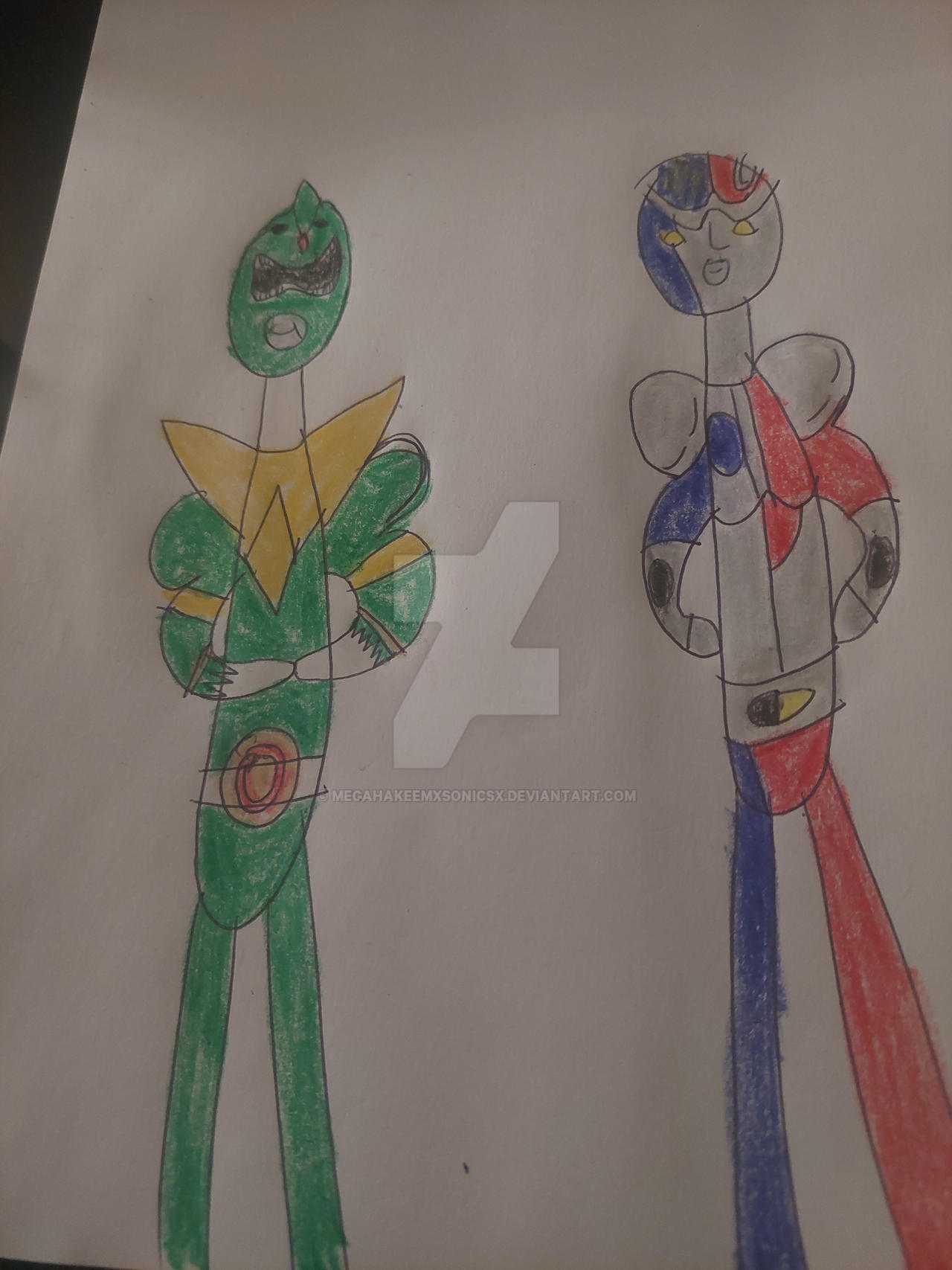 Tommy as Green Ranger and Ryan as VRT 1 by MegaHakeemXSonicSX on DeviantArt
