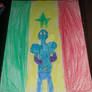 Masked Megastar and The Sengalian Flag