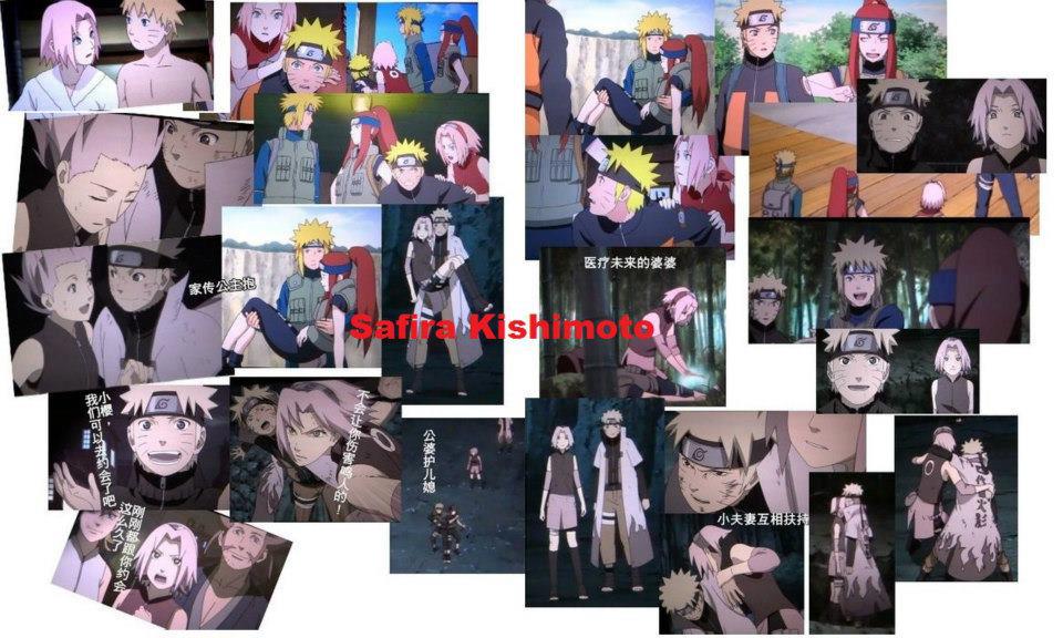 Road to Ninja Naruto and Sakura moments