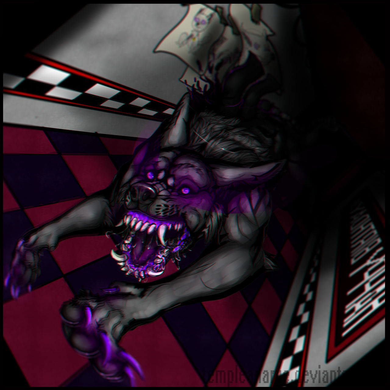 Something Creepy in the Hallway .:GIF:.