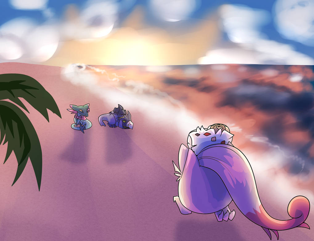 Embea Hurrying to Watch the Sunset by embea on DeviantArt