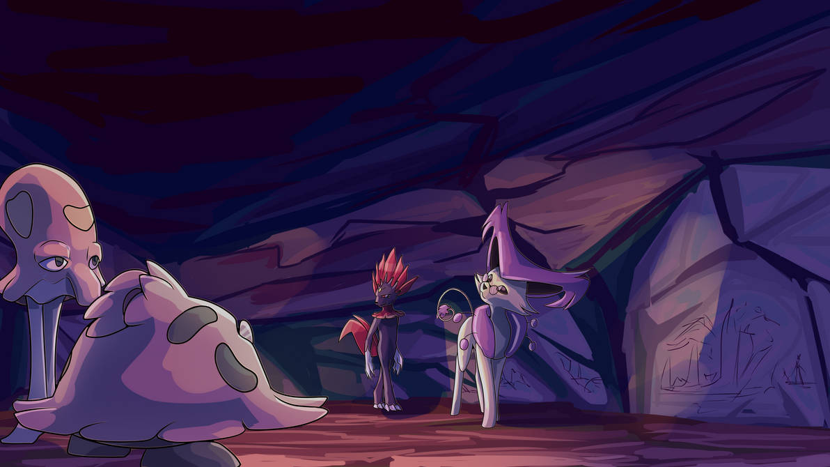 Embea Wandering into a Hidden Cave by embea on DeviantArt