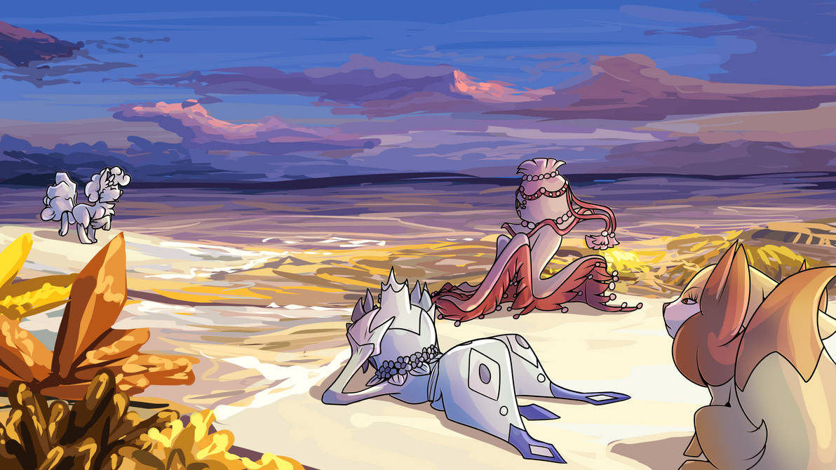 Embea Reefed Beach Sunset by embea on DeviantArt