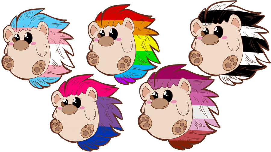 Hedgehog stickers