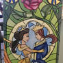 Beauty and the Beast ~ Stained Glass
