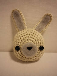 amigurumi grey bunny rabbit