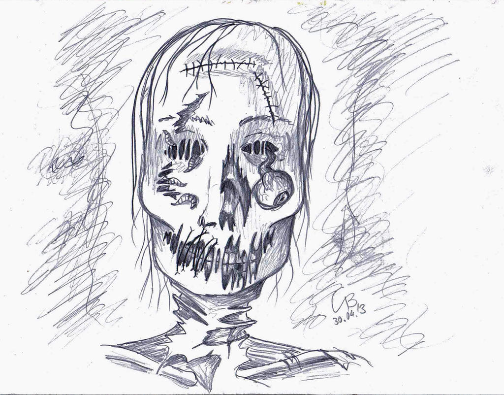 Semi Rotted Face Rotten Face by JustBeing on DeviantArt