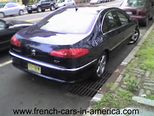 Peugeot 607 in the USA