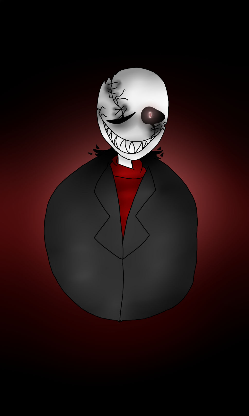 Ghaster Pi Horrortale Gaster (Headshot) by Machi-Ato on DeviantArt