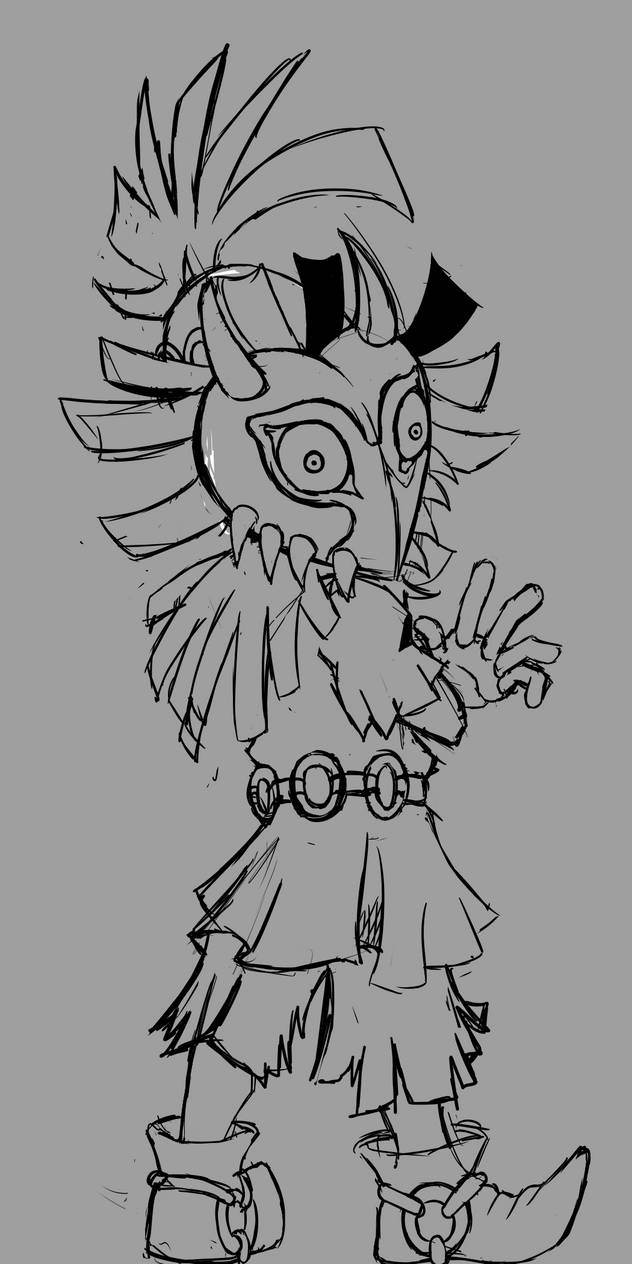 Skull Kid Tattoo Design1 by GamerMinstrel on DeviantArt