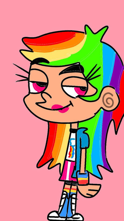 FOP style: Rainbow Dash by emilyjulien34 on DeviantArt