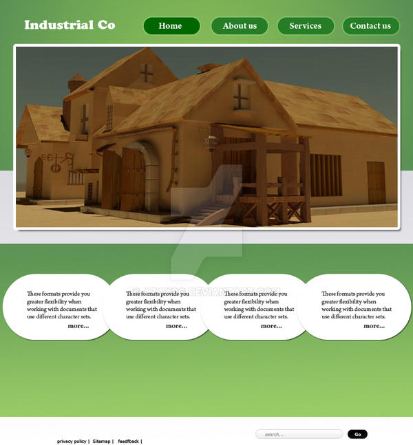 Green web template