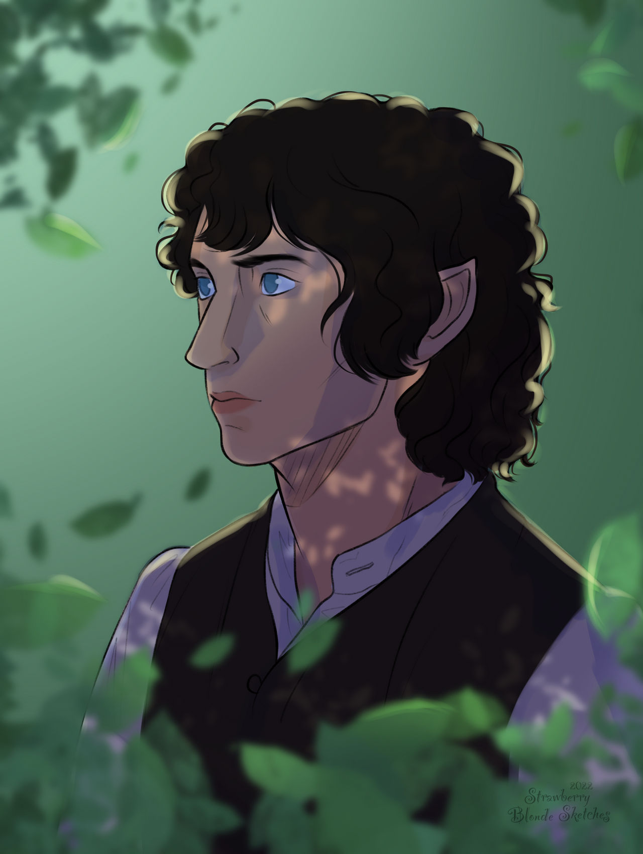 Frodo Deviantart Draw Frodo Baggins by StrawberryBlonde18 on DeviantArt