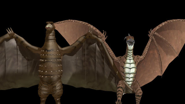 MMD Rodan Model Comparison by spacepatrolgaia on DeviantArt