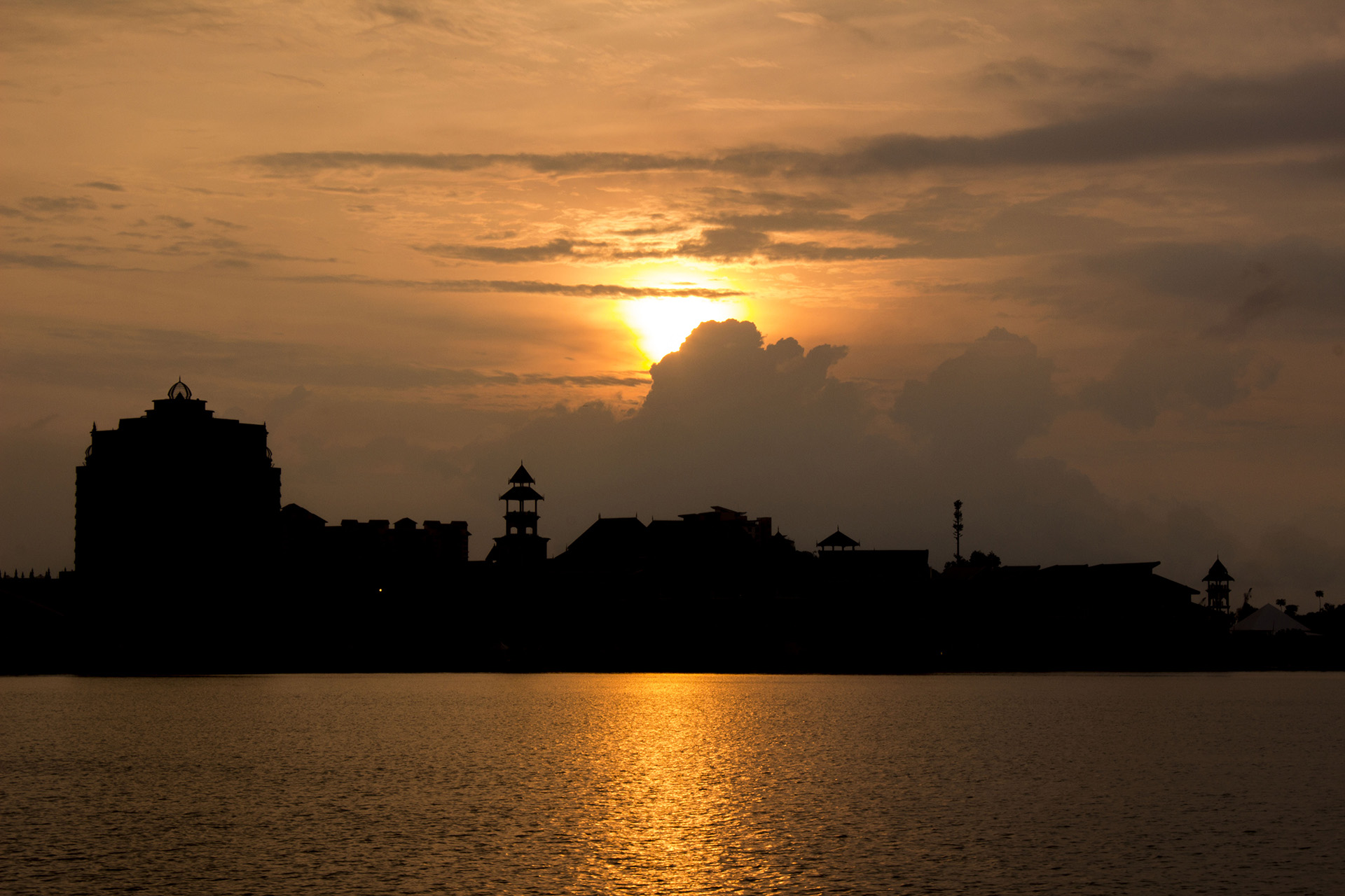 Sunset at the Putrajaya Lake