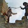 Captain Jack Sparrow and Barbossa Cosplay (2)