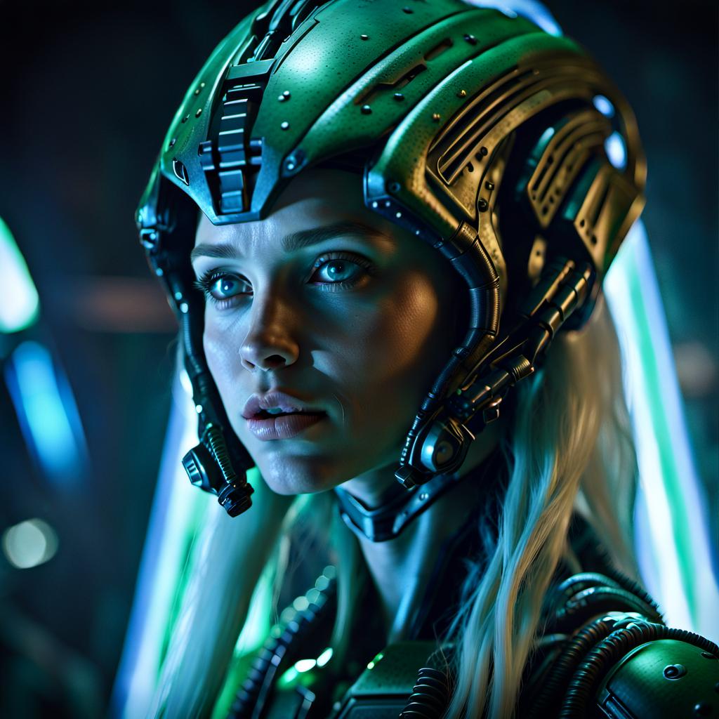 Dove as alien warrior by BeautifulArtsOfWoman on DeviantArt