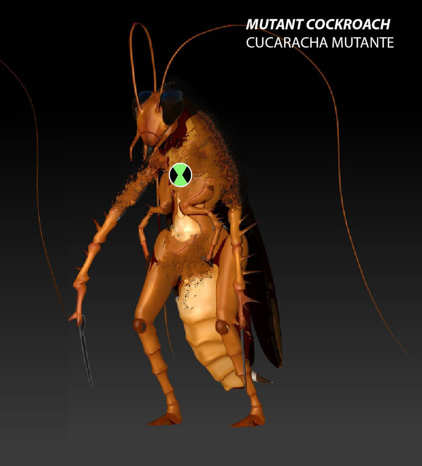 Scp Cockroach Img Cockroach Alien Clock 3d 1 by alienpaz on DeviantArt