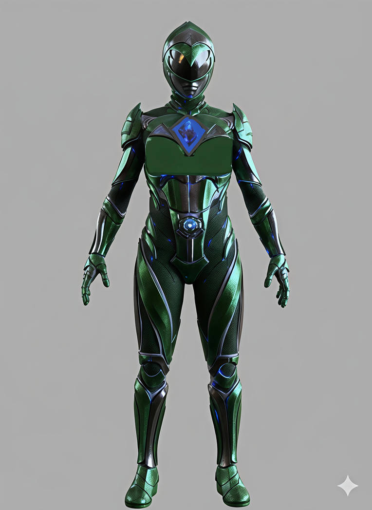 Img Ivan (Tommy Oliver) Green ranger 3d 5 by alienpaz on DeviantArt