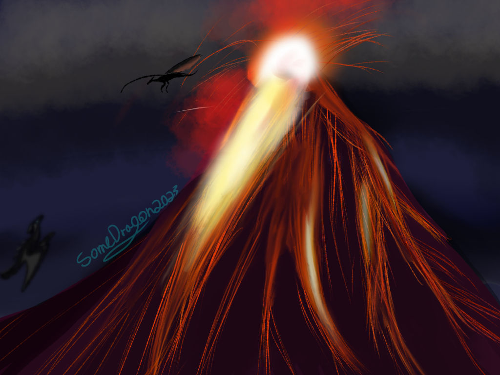 Volcano Deviantart Volcano by S0MEDragOn on DeviantArt