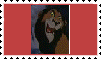 Scar From Lion King Stamp by AnimalComics321