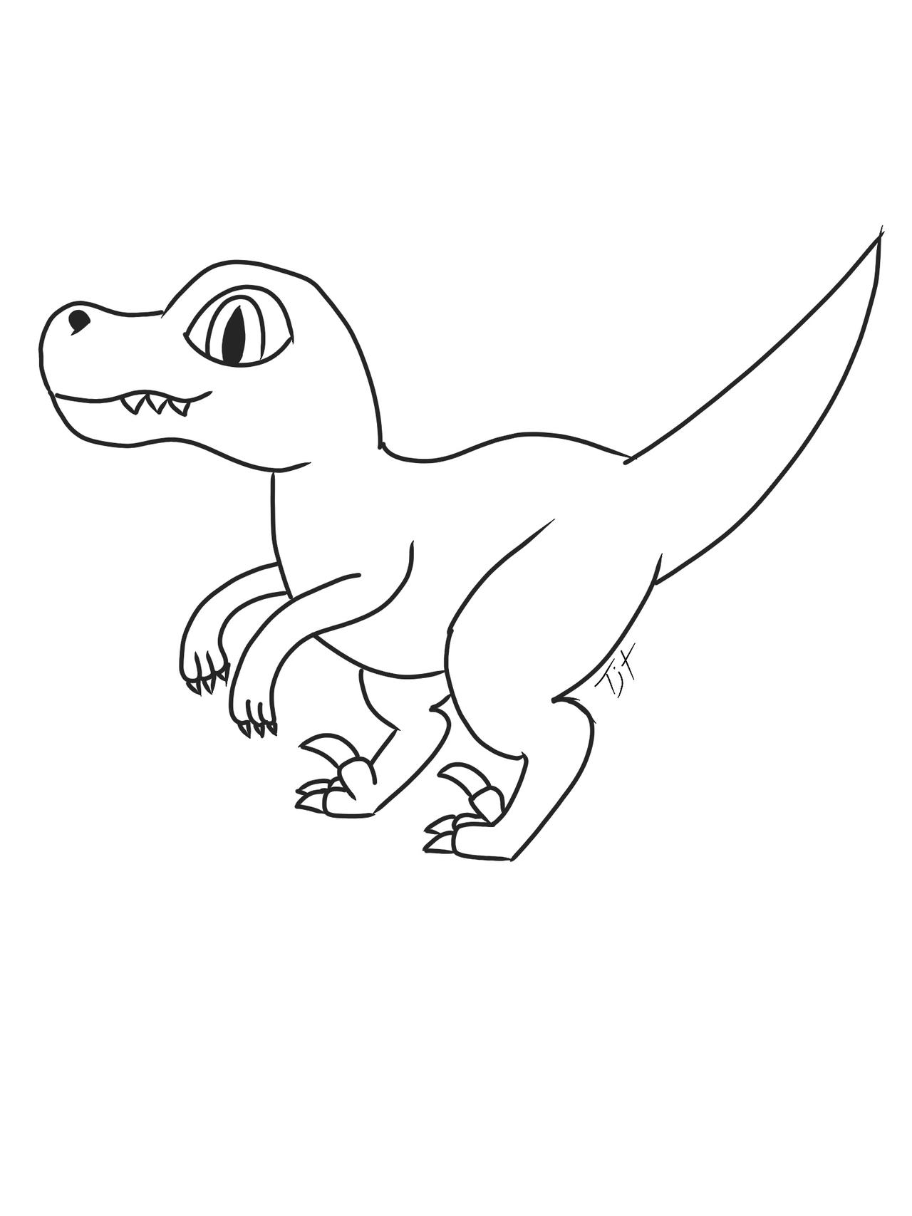 Free to use raptor base by NoFreeCake on DeviantArt