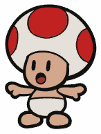Toad Paperclip Paper Toad(origami King file) by MachPkMiiToad2 on DeviantArt
