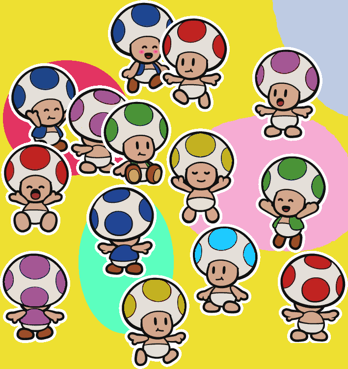 Toad Paperclip paper Toads Version 2 by MachPkMiiToad2 on DeviantArt